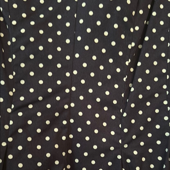 *SOLD* Hill House Womens Jacqueline Cotton Satin Polka Dot Dress - Size S - Picture 9 of 11